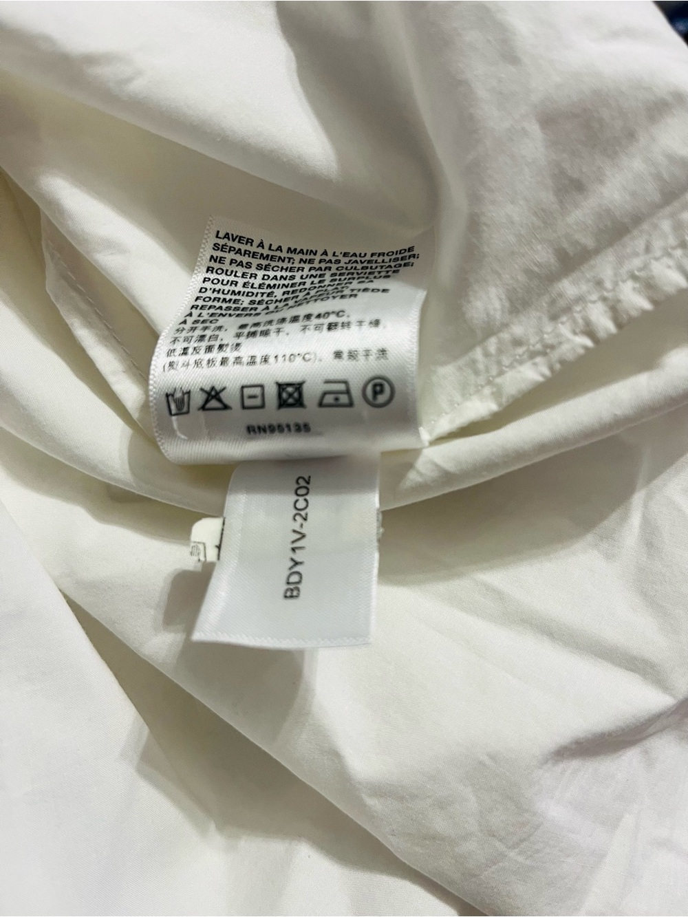 LAFAYETTE 148 Painter's Palette Print Cotton Poplin Oversized Shirt Sz L - Picture 11 of 11